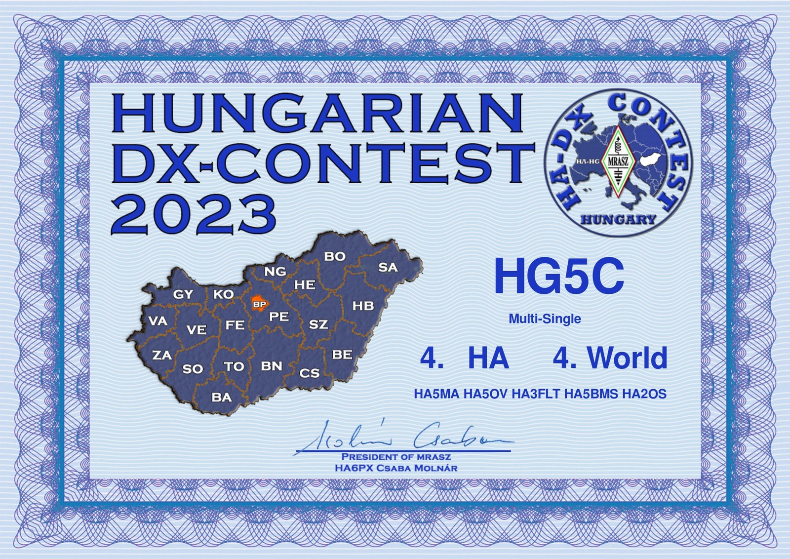 HA-DX Contest 2023