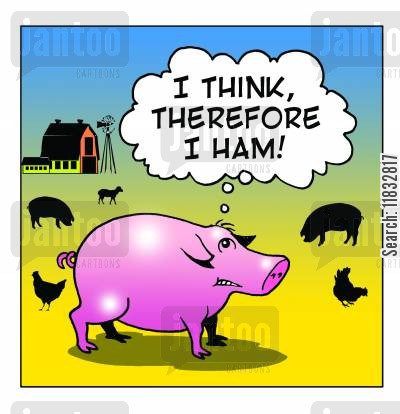 I think, therefore I ham!